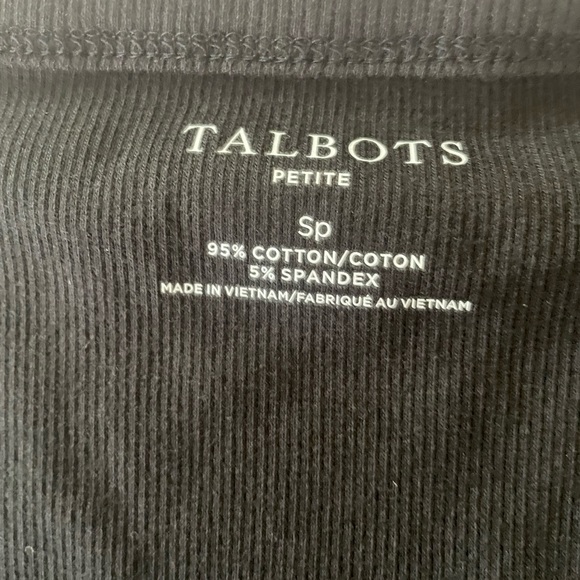 New with original tags , black short sleeve scoop neck cotton shirt - Picture 3 of 3